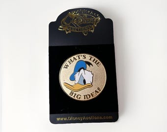 Disney Donald Duck Pin Auctions Exclusive LE 500 What's The Big Idea? Gold Tone