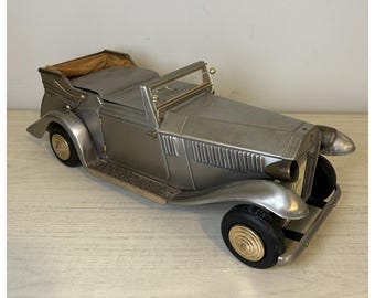 Sunrise Sunset metal car Music Box jewelry Box 16” x 5” Vintage Rolls Royce