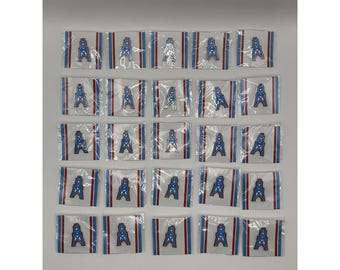 Lot Of 25 Houston Oilers NFL Hat Pin Oil Logo Tennessee Titans Vintage 1990s