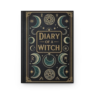 Witch Journal, Spell Book, Grimoire Notebook, Book of Shadows, Magick Diary, Pagan Accessories