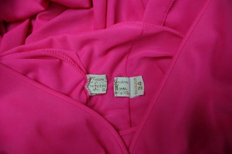 1970/'s Robe and Nightgown Lucie Ann for Claire Sandra Vintage
