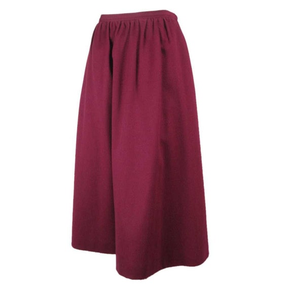 Yves Saint-Laurent Skirt 1970's Wool Vintage