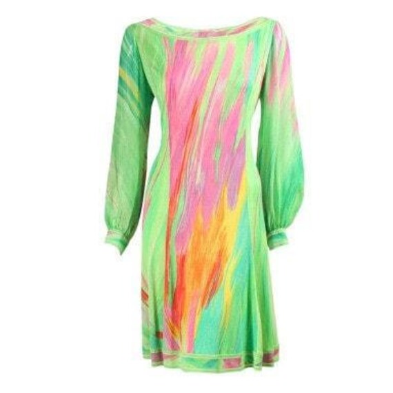 Leonard Dress 1980's Silk Jersey Vintage