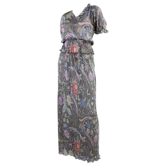 Missoni Ensemble 1970's Metallic Vintage