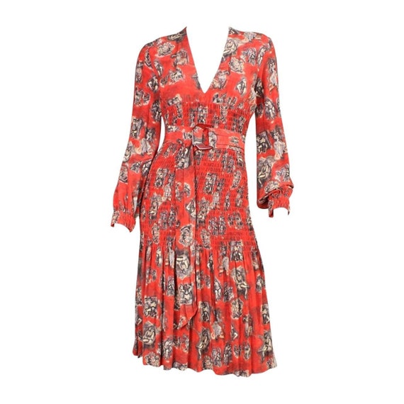 Jean-Paul Gaultier Dress with Burlesque Print Vint