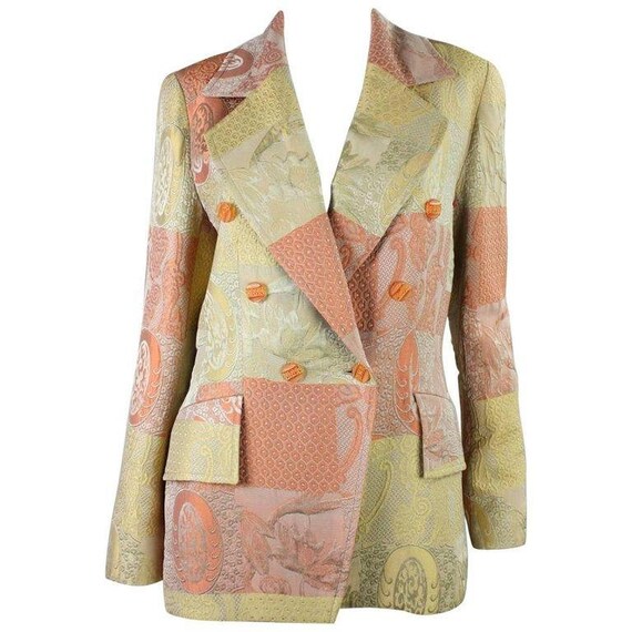 Christian Lacroix Blazer Jacquard 1990's Vintage | Etsy