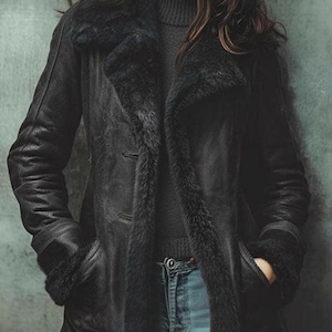 Vintage Leather Jacket With Fur Lining - Etsy