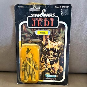 Kenner Star Wars Teebo 1984 ROTJ 77 Back MOC Ewok Sealed Vintage