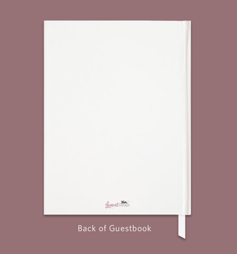 Watercolor Rose Guestbook Custom Wedding Guestbook Floral Guestbook Hardbound Wedding Guestbook Watercolor Flowers Wedding Guestbook