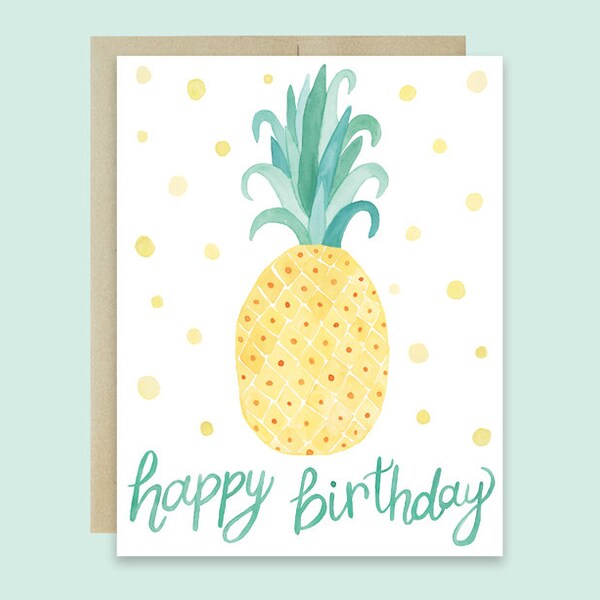 Pineapple Birthday - Etsy