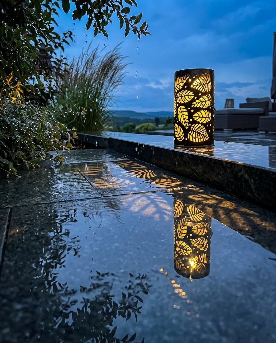 Solar lamps garden balcony