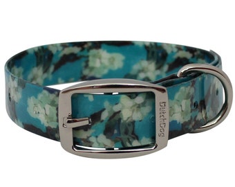 Waterproof Dog Collar Van Gogh Almond Blossoms - Made in Holland