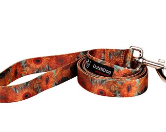 Van Gogh 5ft fashion leash Sunflowers - Made in Holland