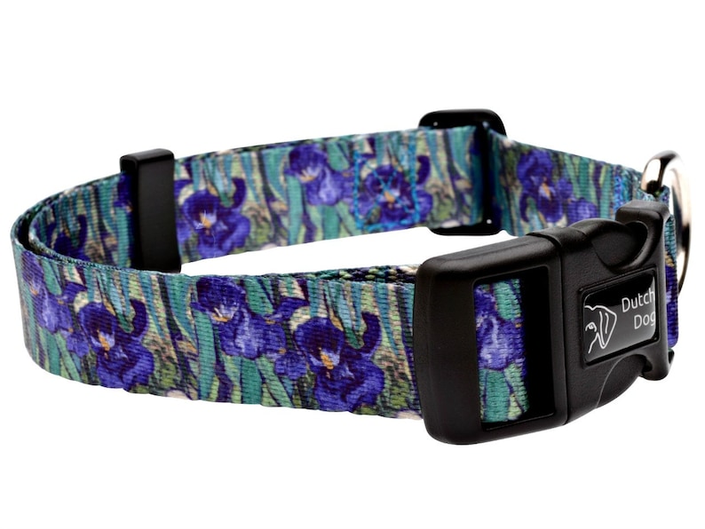 Van Gogh Irises Fashion Dog Collar Made From Recycled Etsy