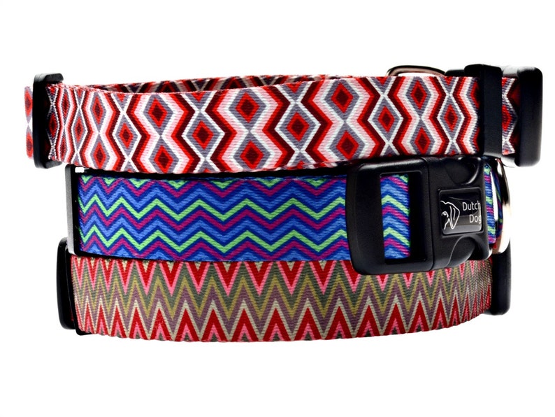 Ravishing Red Poppy Fashion Dog Collar Made From Recycled - Etsy