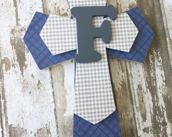 Boys Baptism Gift, Cross, Godson Gift, Christening Gift, Personalized Boys Gift, Nursery Art, Boys First Communion Gift, First Communion