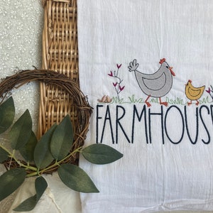 Flour sack dish towels kitchen towels farmhouse