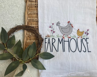 Flour sack dish towels kitchen towels farmhouse
