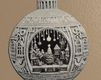 Large Variety Christmas Ornaments for Tree or Office: 5x6 to 6x7 Inch