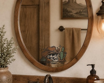 Helloween Western Skull Decal