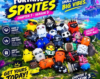 Fort Sprites 3d printed. Punk, Grim, King, Vini Jr, Air, Zero Point Australian seller