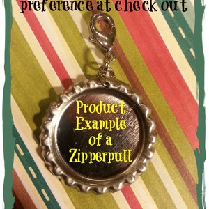 Bottlecap Keychain or Zipperpull Dance Chick image 2