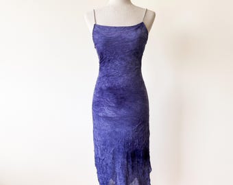 Vintage DoubleFault Purple Tie Dye Slip Dress