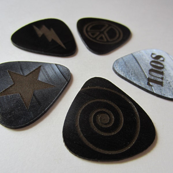 Recycled Record Guitar Picks