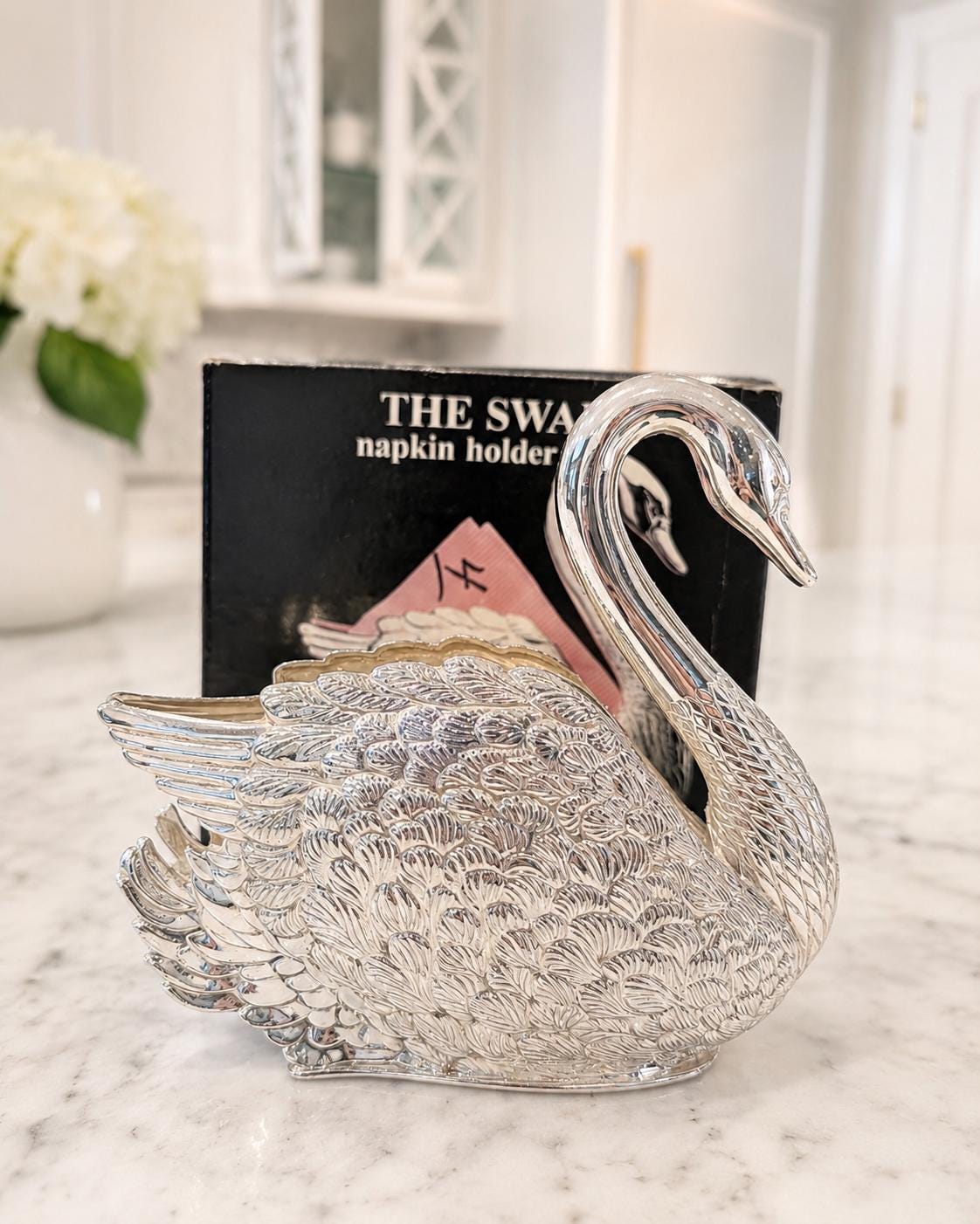 Godinger Swan Napkin Holder - Etsy