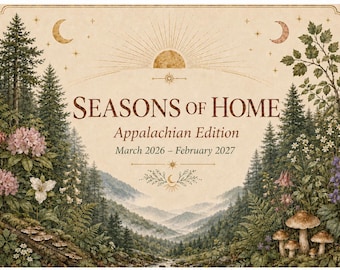 Appalachian Regional Calendar 2026–2027 – Nature-Inspired | Digital Download