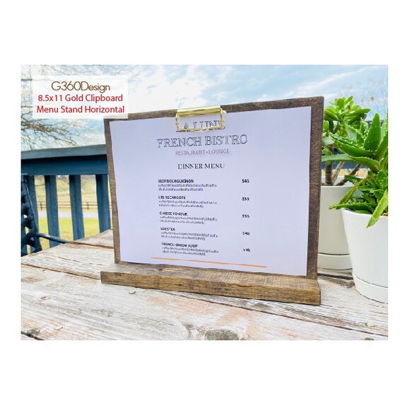 Message & Bulletin Boards Office Home & Living Wood Clipboard Menu