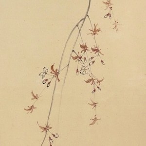 Antikes Wanddekor,Innenwanddekor,japanische Malerei,Kakemono,R64181