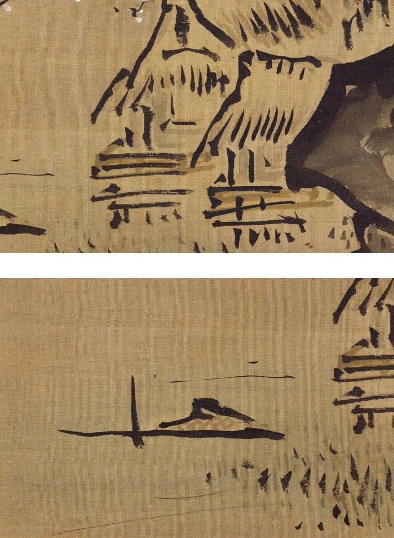 Antique Japanese Wall Hanging Art,wall Decor,landscape Painting