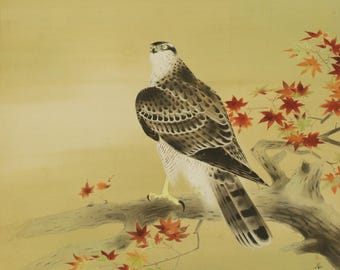 日本画 掛け軸 鳥と花 現在、この商品の在庫はありません - Etsy