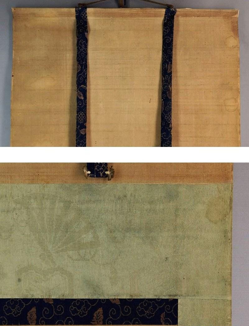 日本のアンティーク掛け軸 水墨画 龍のアート 壁飾り 江戸時代美術