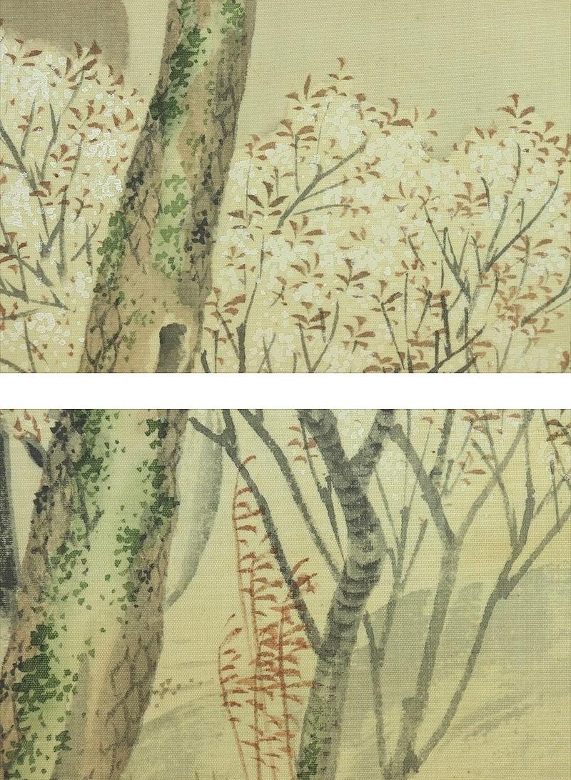 Vintage Japanese Wall Hanging Decor,wall Art,cherry Blossoms
