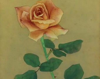 Vintage Japanese Wall Hanging Decor,wall Decor Rose,rose,flower