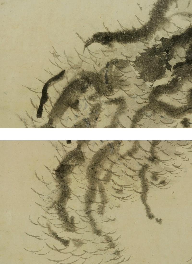 猛虎　絵画　水墨画　年代物　ビンテージ　中国　日本画　アンティーク 猛虎 絵画 水墨画 年代物 ビンテージ 中国 日本画 アンティーク 猛虎