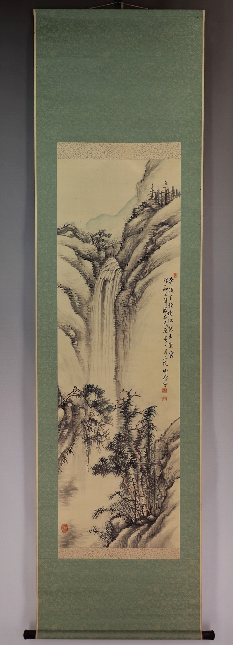 Vintage/antique Japanese Wall Hanging Decor,landscape Vintage/antique Japanese Wall Hanging Decor,landscape