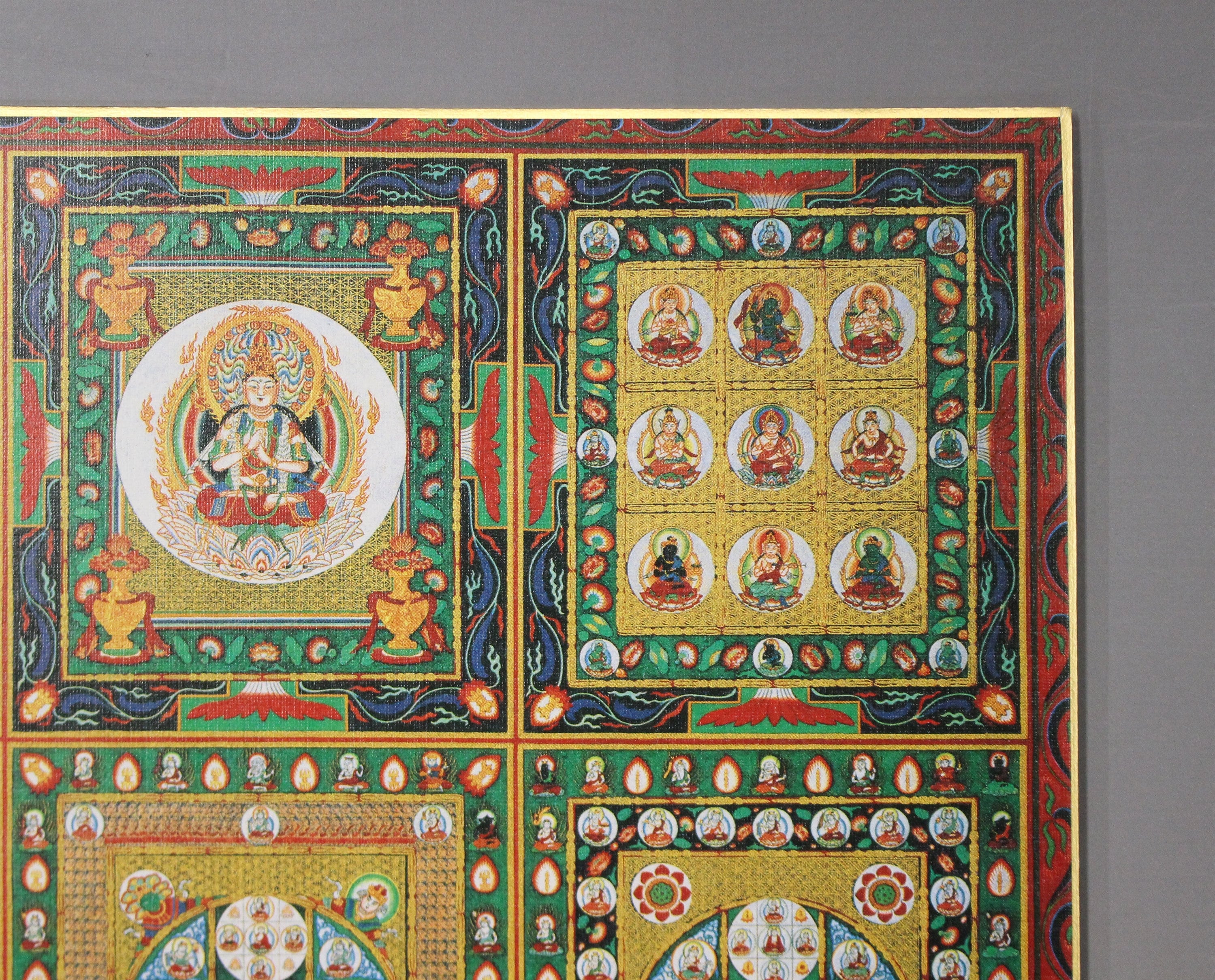 NEW Ryokai Mandala Art Print, Japanese Shikishi Board, Buddhist Decor ...