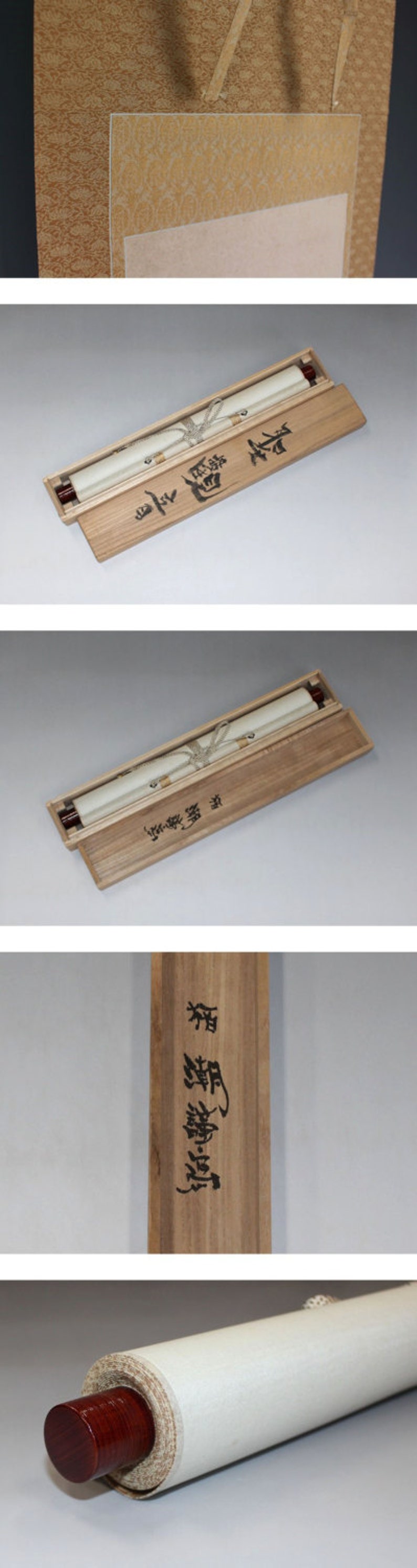 Japanese Fine Art Wall Hanging Scroll Painting Buddhist Art Etsy