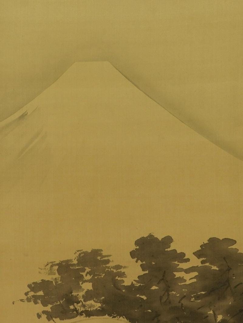 アンティークの日本の掛け軸絵画セット、掛け軸、日本の掛け軸、風景画