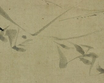 アンティーク 布袋画 水墨画 七福神 掛軸 R64241 - Etsy 日本