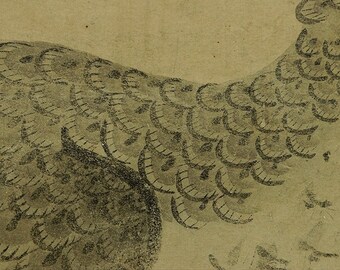 絵画 flk040089 Antique Japanese Wall Hanging Decor,hawk Painting,falconry
