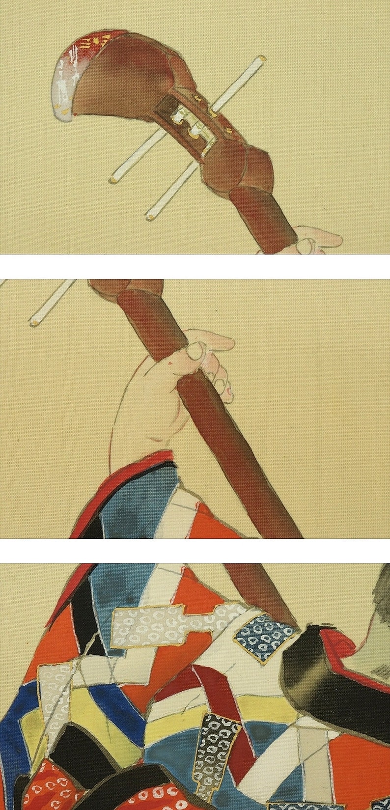 Vintage Japanese Wall Hanging Decor Art Painting,wall Decor,bijinga ...