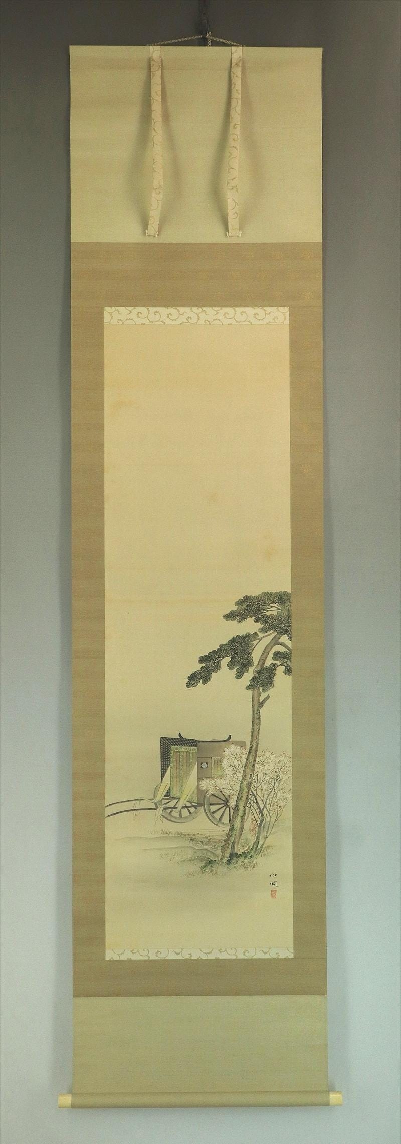 RUKU 絵画５点 Vintage Japanese Wall Hanging Decor,wall Art,cherry Blossoms