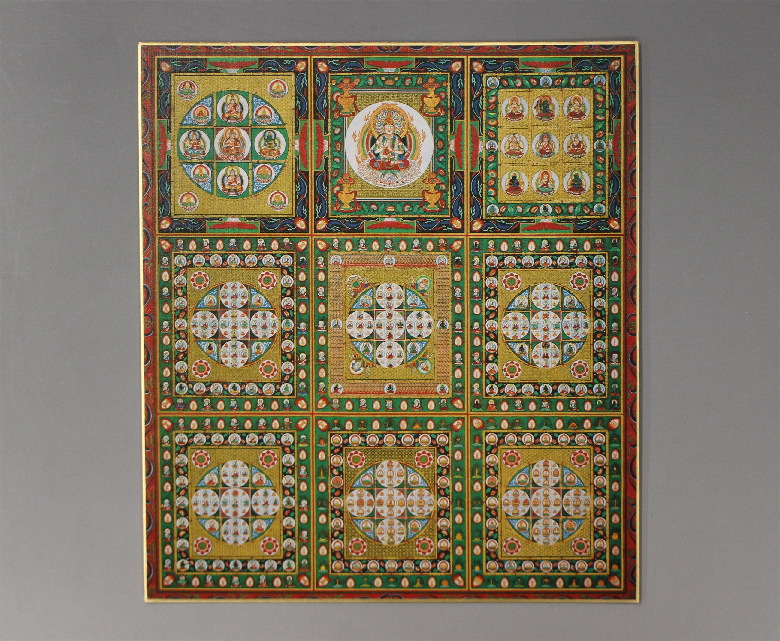 NEW Ryokai Mandala Art Print, Japanese Shikishi Board, Buddhist Decor ...
