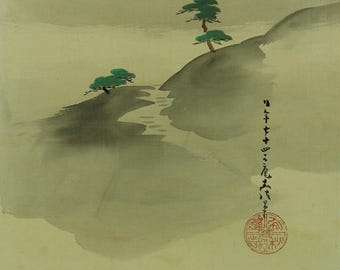 SET Antique Japanese Wall Hanging Decor,japanese Antique Scroll