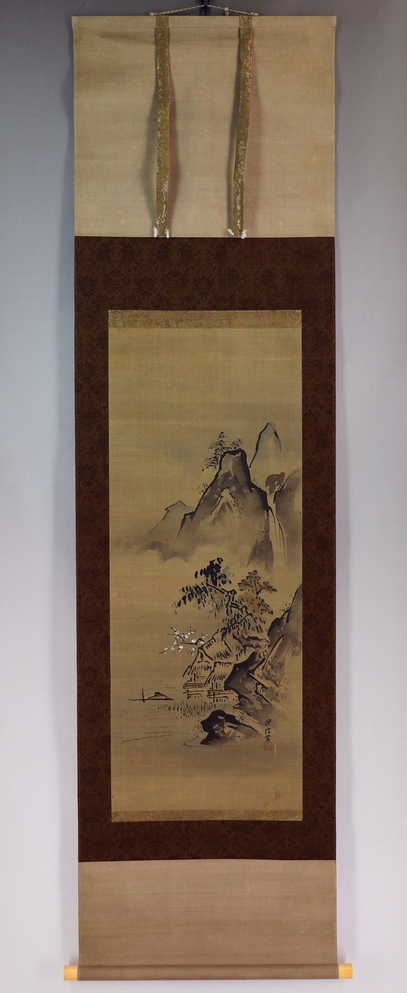 Antique Japanese Wall Hanging Art,wall Decor,landscape Painting
