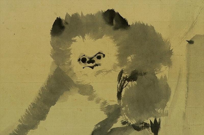 掛け軸　猿 掛軸】猿 - 小村 大雲 作｜掛軸販売・通販・買取の高美堂（こうびどう）